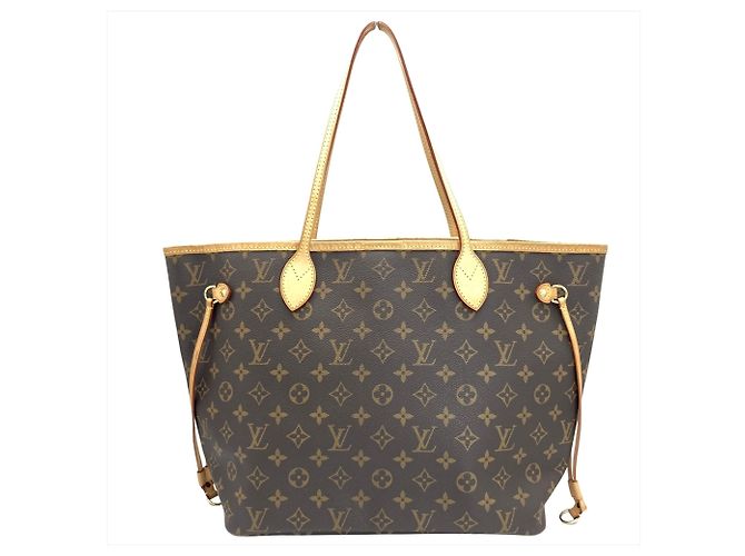 Sac à main Louis Vuitton Neverfull MM Marron Monogramme