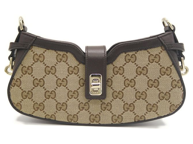 Borsa a Spalla Moonside Mini GUCCI Beige