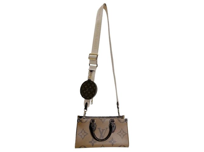 Sac tote Monogram On the Go de Louis Vuitton Marron