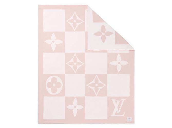 Louis Vuitton Cobertor tricotado LV novo Rosa
