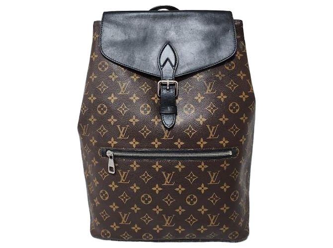 Louis Vuitton Monogram Macassar Palk Rucksack Braun/Schwarz