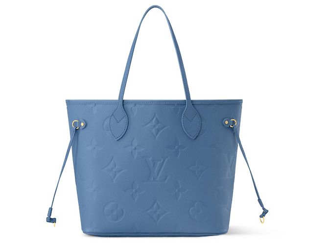 Louis Vuitton LV Neverfull empreinte nouveau Bleu clair
