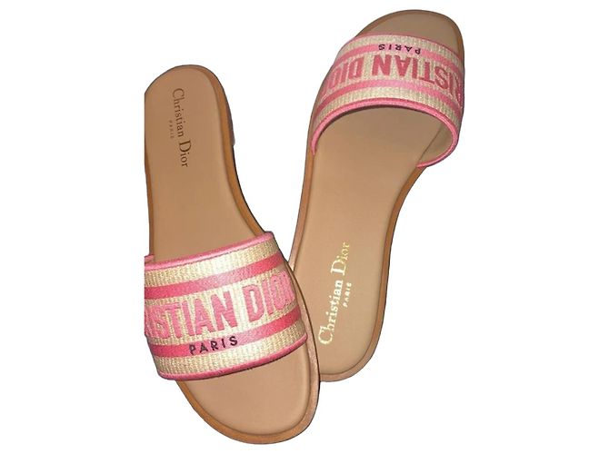 Dior Dway Sandale Candy Pink 38,5 Hellbraun