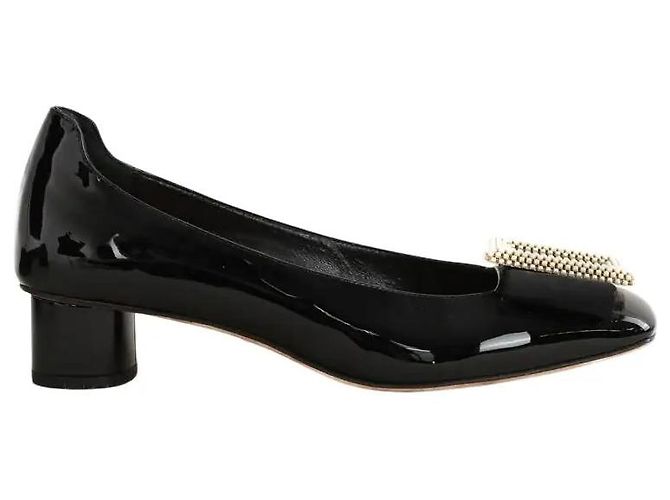 Dior Black leather heels