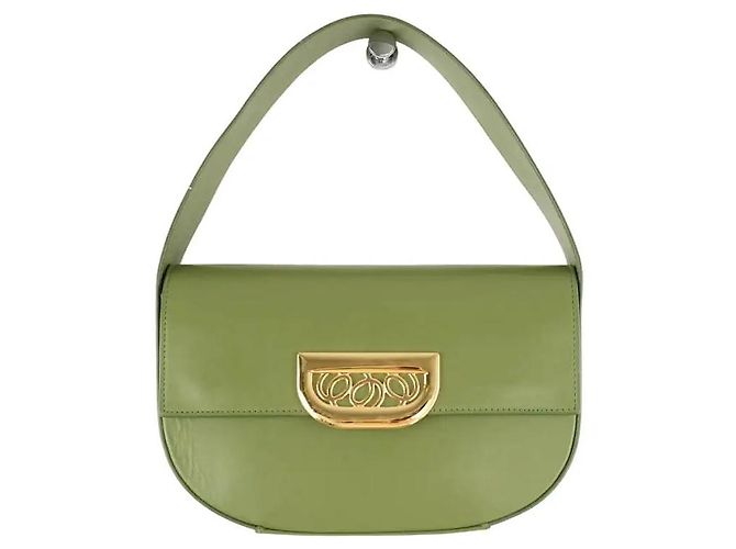 Autre Marque Borsa a tracolla Martin in pelle verde