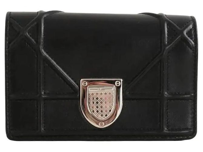 Dior Black leather clutch