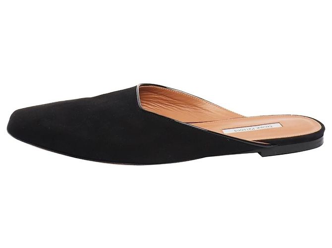 Autre Marque Mules en daim noir - taille EU 42