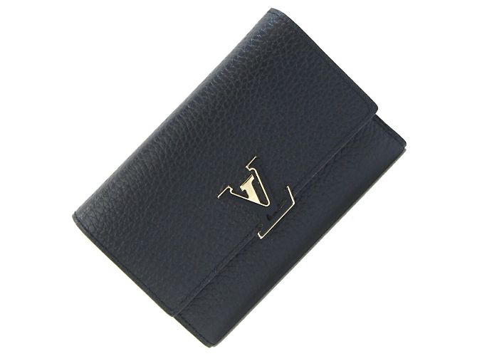 Louis Vuitton Portefeuille Capucines Compact Tri-fold Wallet Black Pink Multiple colors