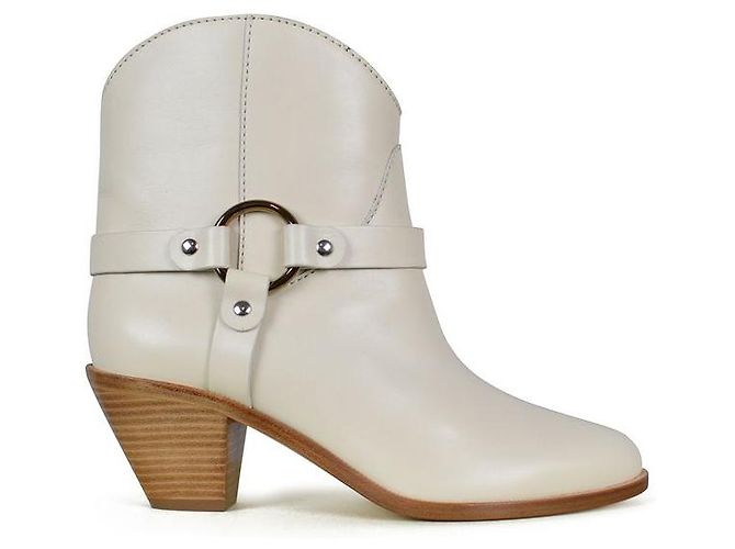 Francesco Russo Stivali in pelle Marrone Beige