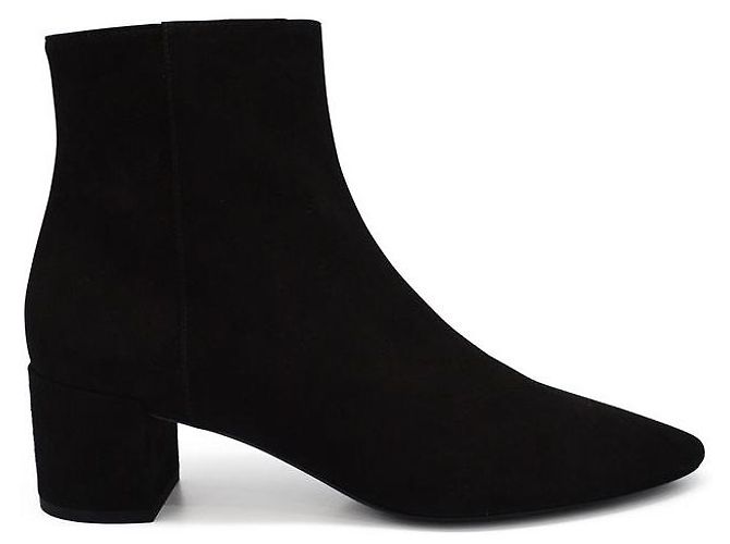 Saint Laurent Loulou 50 Stiefeletten Schwarz