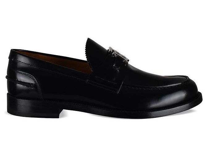 Burberry Mocassini Nero Pelle
