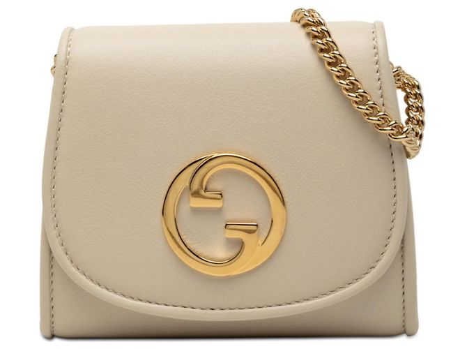 Gucci Interlocking G Blondie Medium Chain Wallet Shoulder Bag