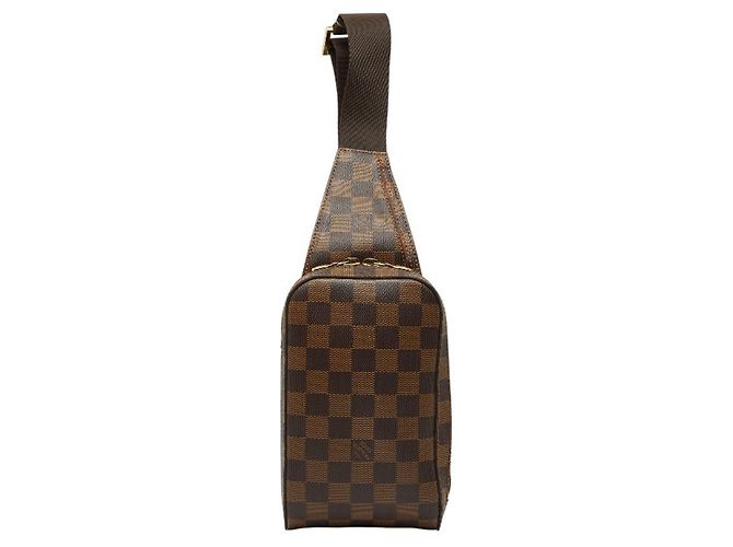 Bolsa Sling Damier Geronimos da Louis Vuitton Marrom