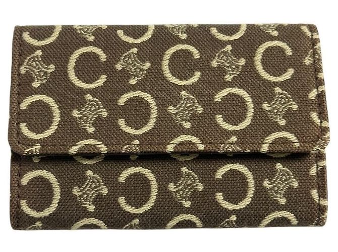 Céline Celine Fabric Keycase