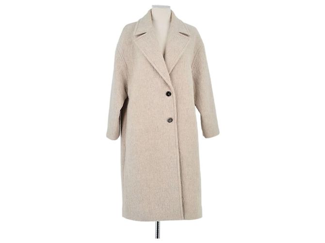 Pomandère Beige wool coat