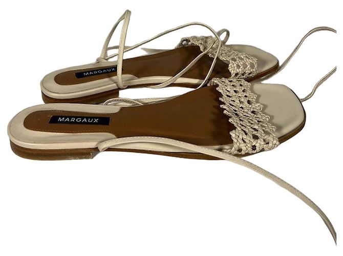 Autre Marque Sandali The Soleil in Ecru Beige