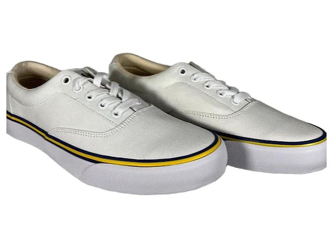 Polo Ralph Lauren Baskets Keaton blanches en toile