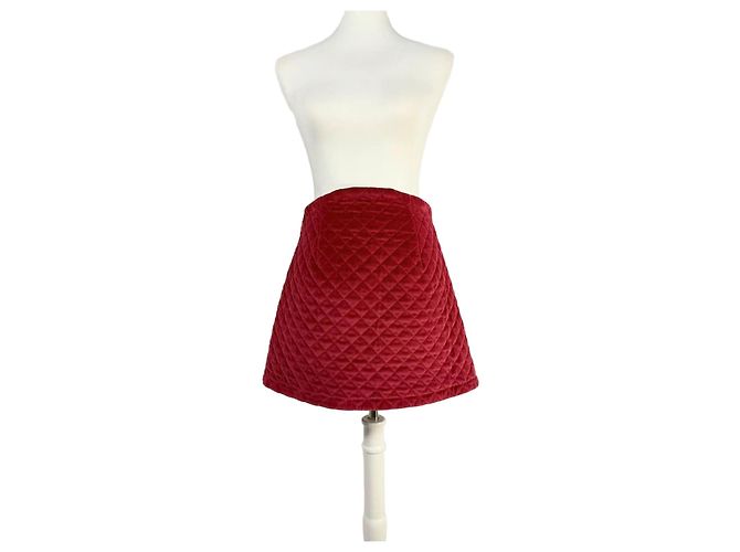 Autre Marque Romeo Bordeaux Minirock