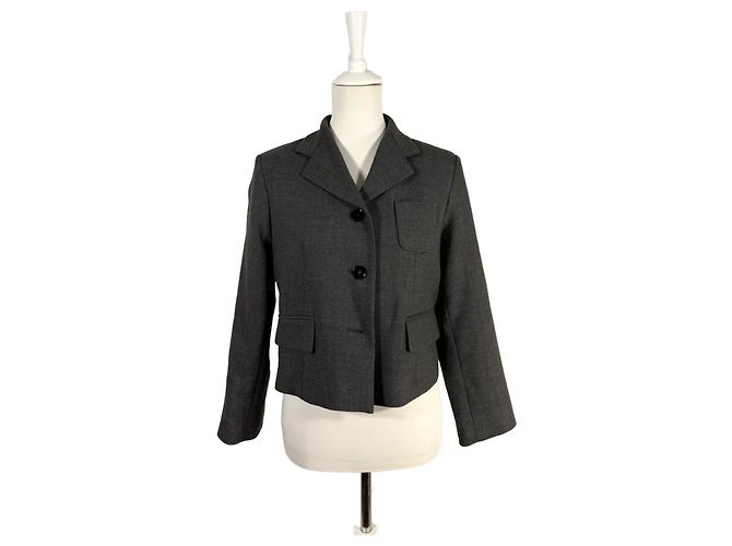 Autre Marque Blazer grigio da abito