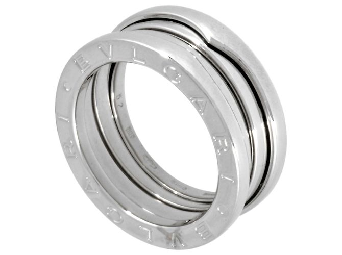 Bulgari Anillo B.zero1 de 3 bandas en oro blanco de 18K Bvlgari
