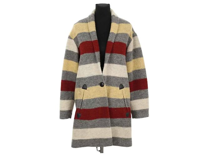 Isabel Marant Etoile Multicolored wool coat