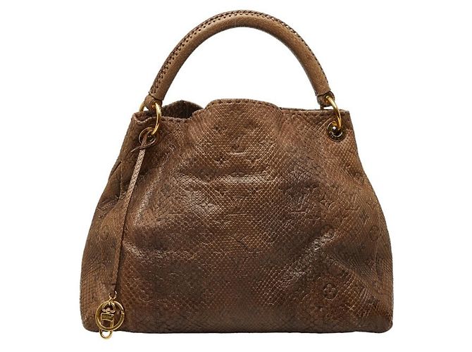 Louis Vuitton Monogram Artsy MM Tote/Schultertasche Braun Grau