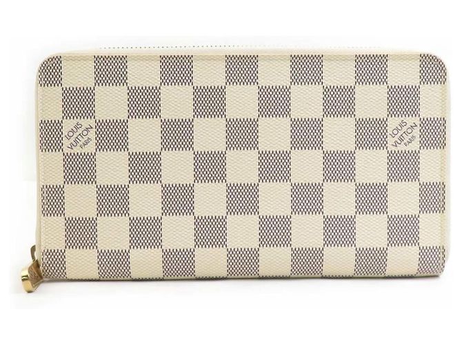 Louis Vuitton Zippy Organizer in Damier Azur Cream