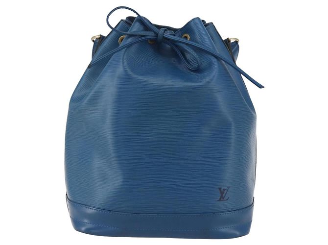 Louis Vuitton Noe Epi Leather Large Blu