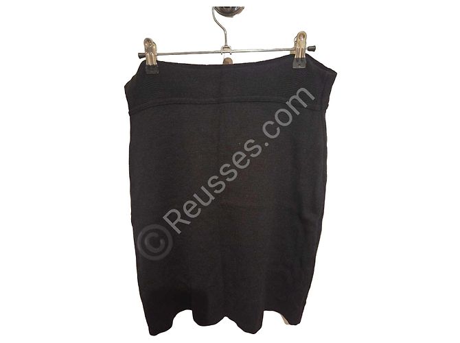 Jupe Vintage Authentique Givenchy - Taille 36 (S) Femme - Noir