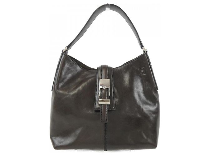Autre Marque Borsa in pelle Hirofu Marrone