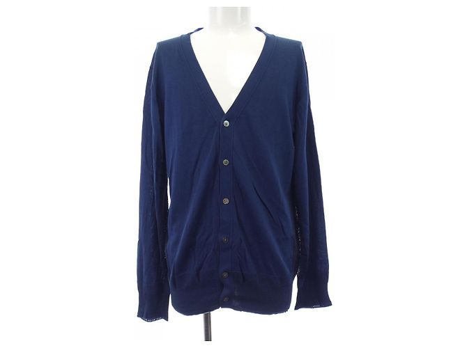 Autre Marque Cardigan SIDE SLOPE Blu Blu navy
