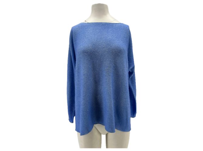 Autre Marque Blauer Cashmere-Pullover 