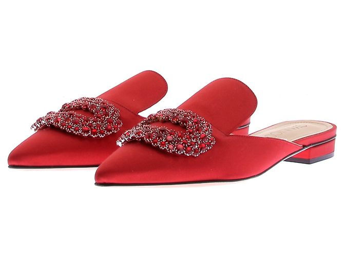 Autre Marque Mule GIANNICO in raso rosso