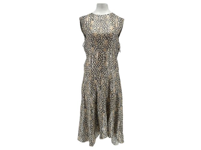 Isabel Marant Pour H&M Lamé-Kleid Golden
