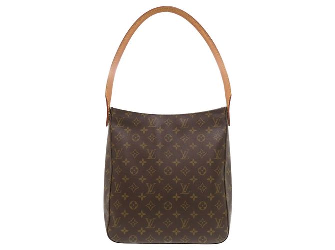 Sac à épaule Looping GM Monogram Louis Vuitton Marron Monogramme