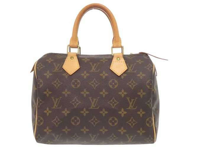 Sac à main Louis Vuitton Speedy 25 Monogram Marron Monogramme