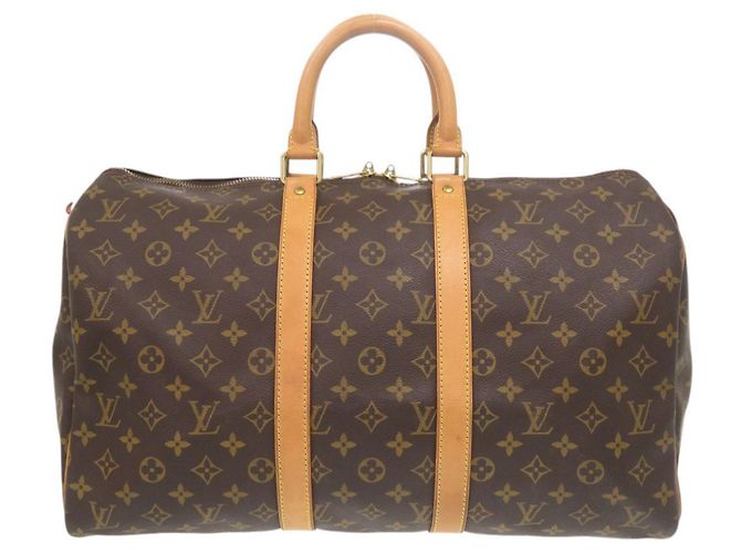 Sac Boston Keepall 45 Monogram Louis Vuitton Marron Monogramme