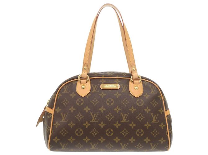 Sac à main Monogram Montorgueil PM de Louis Vuitton Marron Monogramme