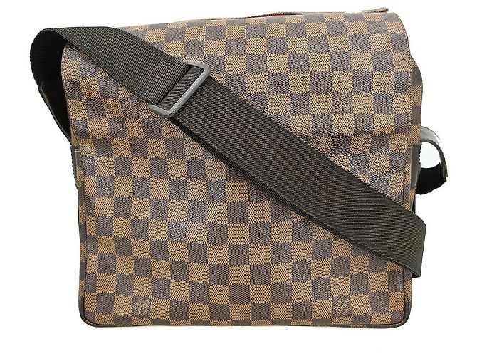 Sac à main Naviglio Damier Louis Vuitton Marron