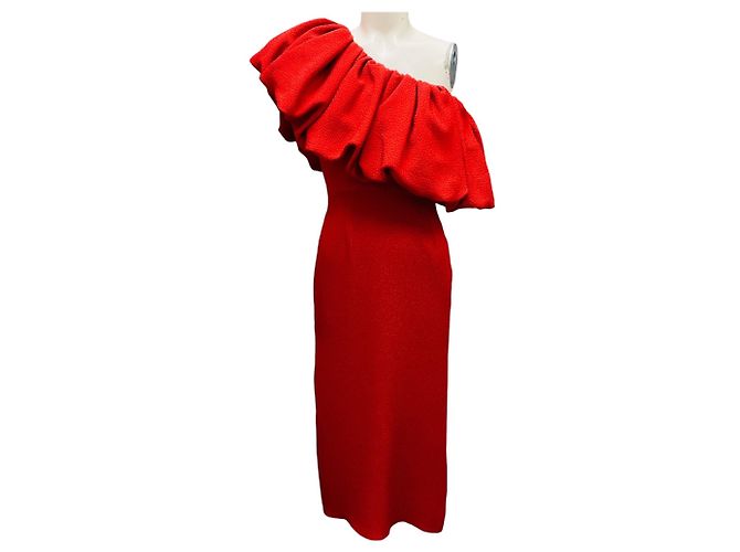 Autre Marque Aurora Kleid in Karneolrot von Edeline Lee
