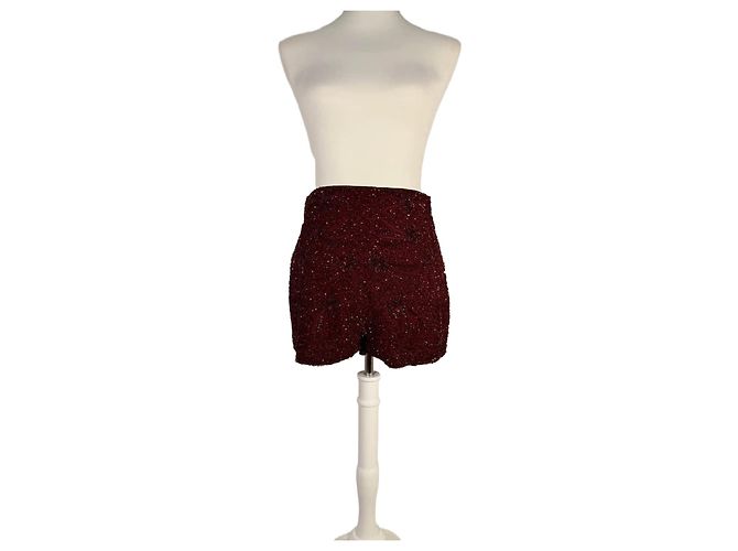 Antik Batik Short Maha bordeaux