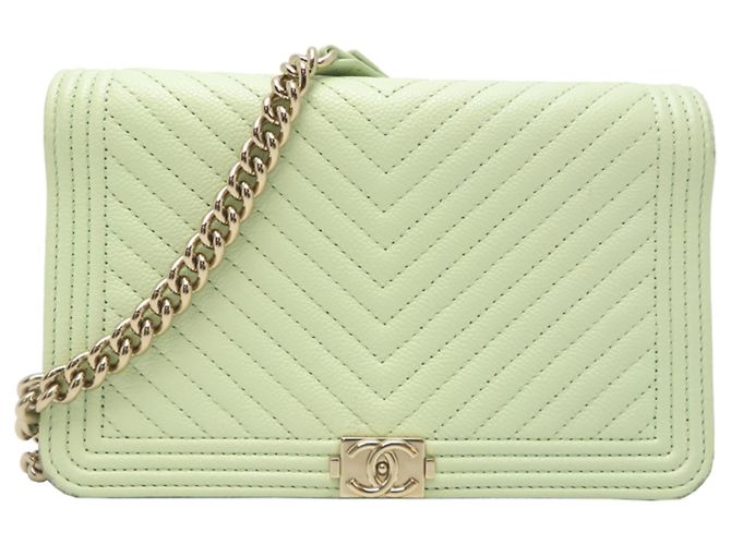 Le Boy Bolsa de ombro Chanel Boy V-Stitch com corrente