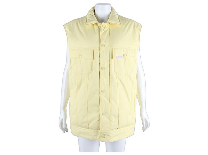 Gepolsterte Weste Louis Vuitton Gelb