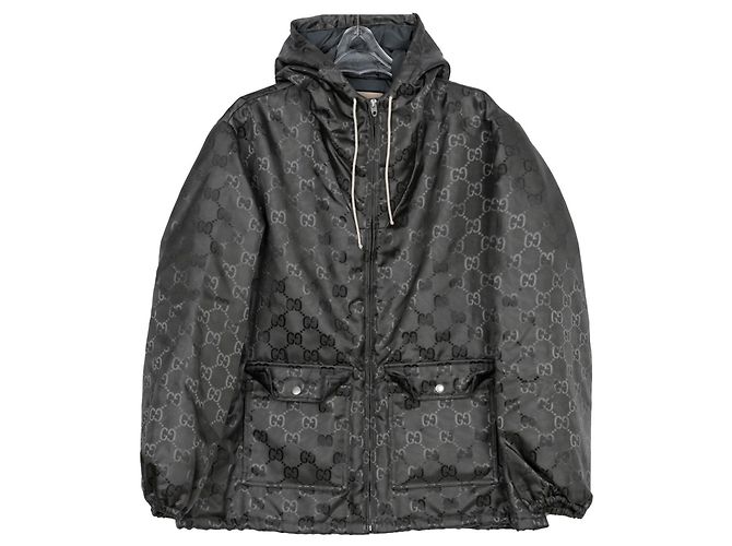 Gucci Giacca a vento Off The Grid Marrone
