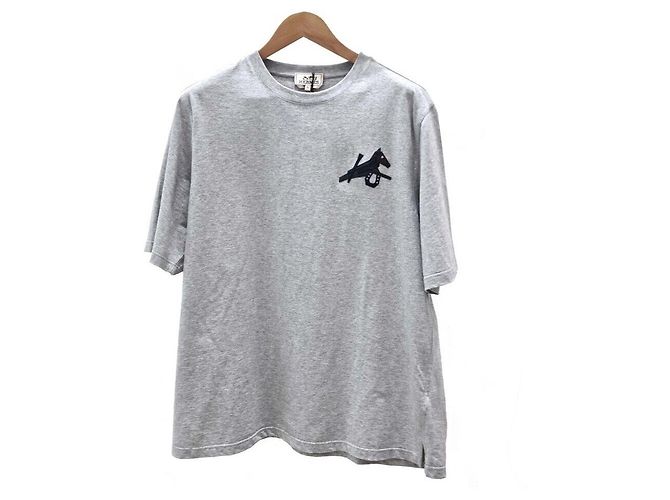 Hermès Camiseta Marrom