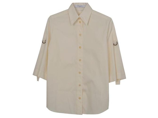 Givenchy Camisa de algodón Talla Blanco 