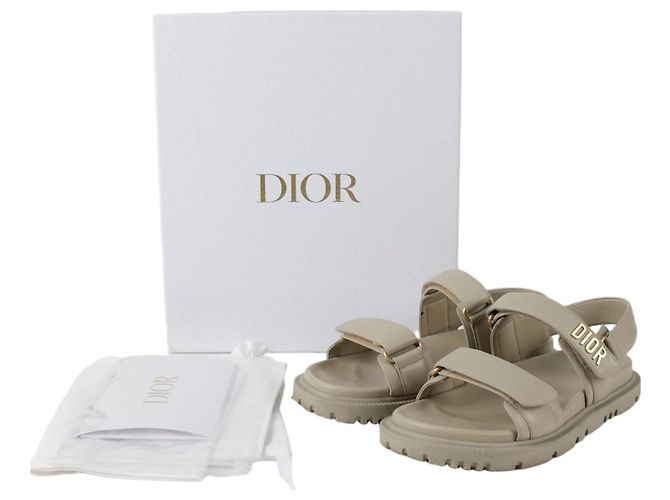 Dior Act Velcro Sandal Size Brown