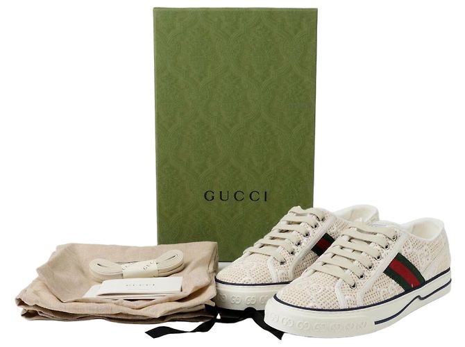 Gucci Baskets Tennis Taille Marron