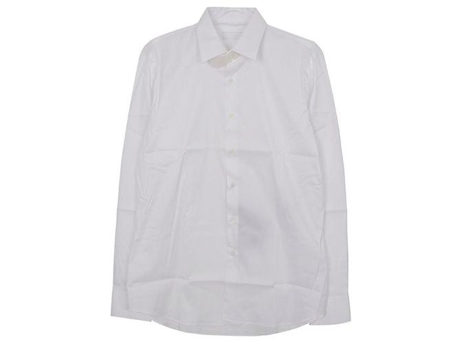 Prada Solid Shirt Size White
