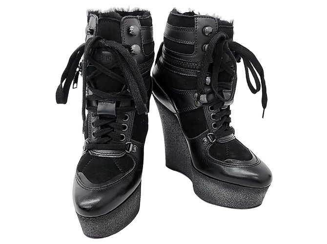Botines de cuña Burberry